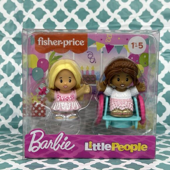 Fisher-Price Little People Barbie Toddler Toys‎ Party 2 Figure Pack Ages 18M+ - Picture 1 of 6